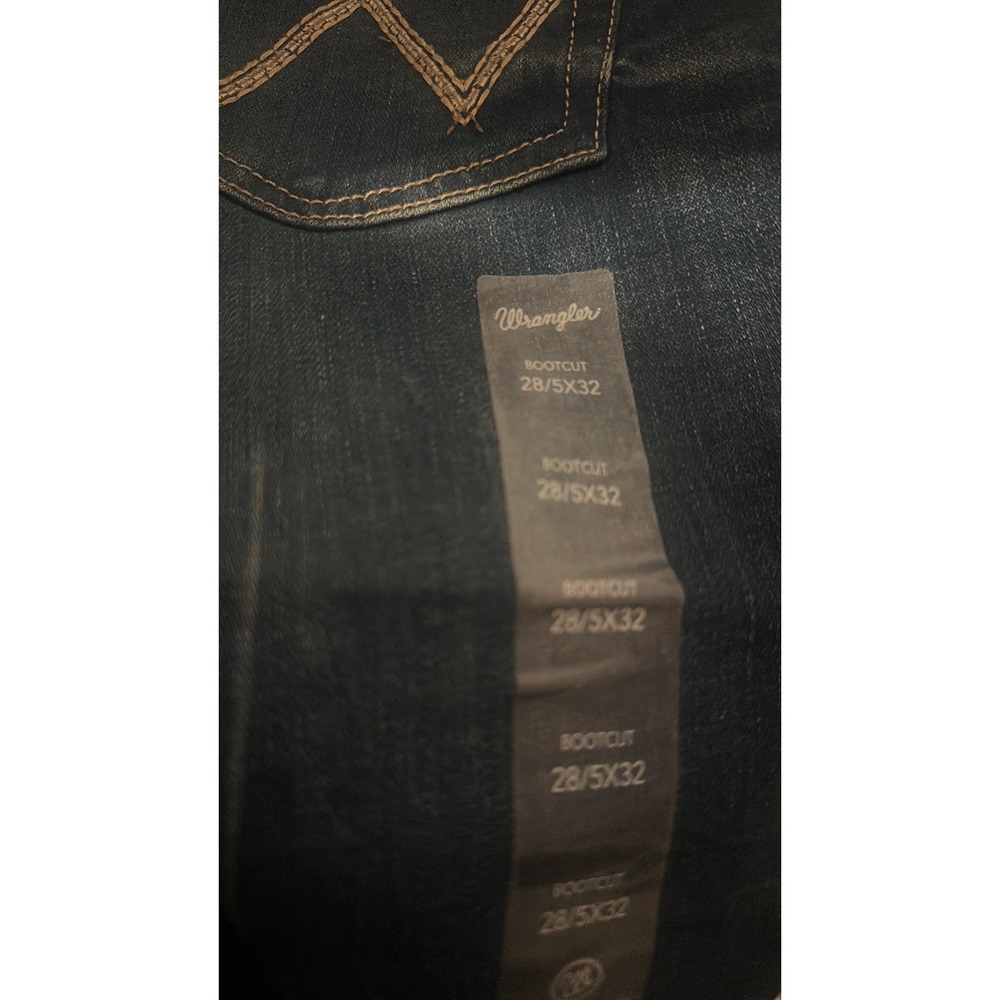 Wrangler Women's Retro Mae Mid-Rise Bootcut Jeans Embroidered Pockets size 5 - Picture 5 of 7